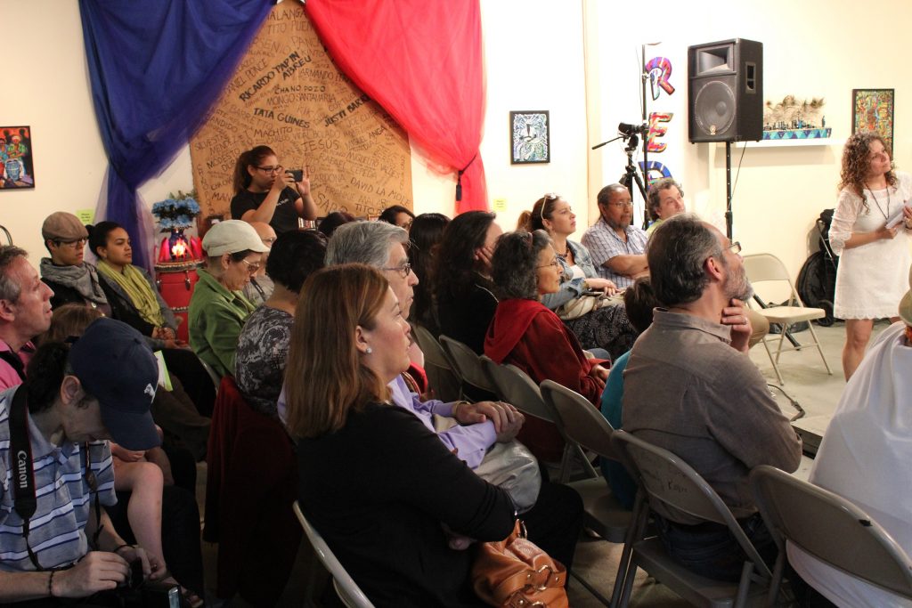 Crowd at Bronx Music Heritage Center lab.