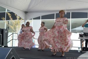 Dancers onstage at Day 1 of Bronx Summer Fest 2016.