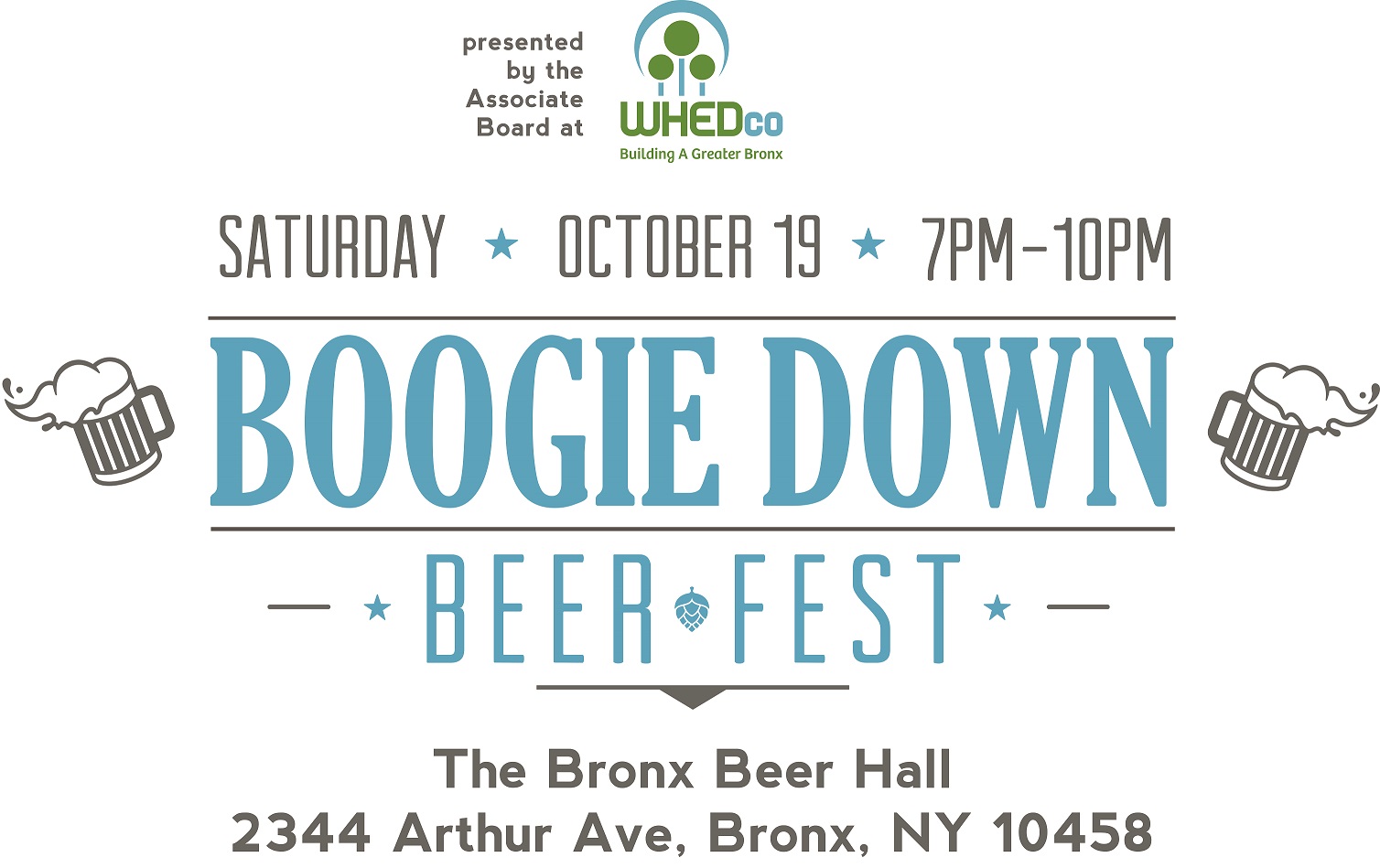 boogie down beer fest 2019 logo